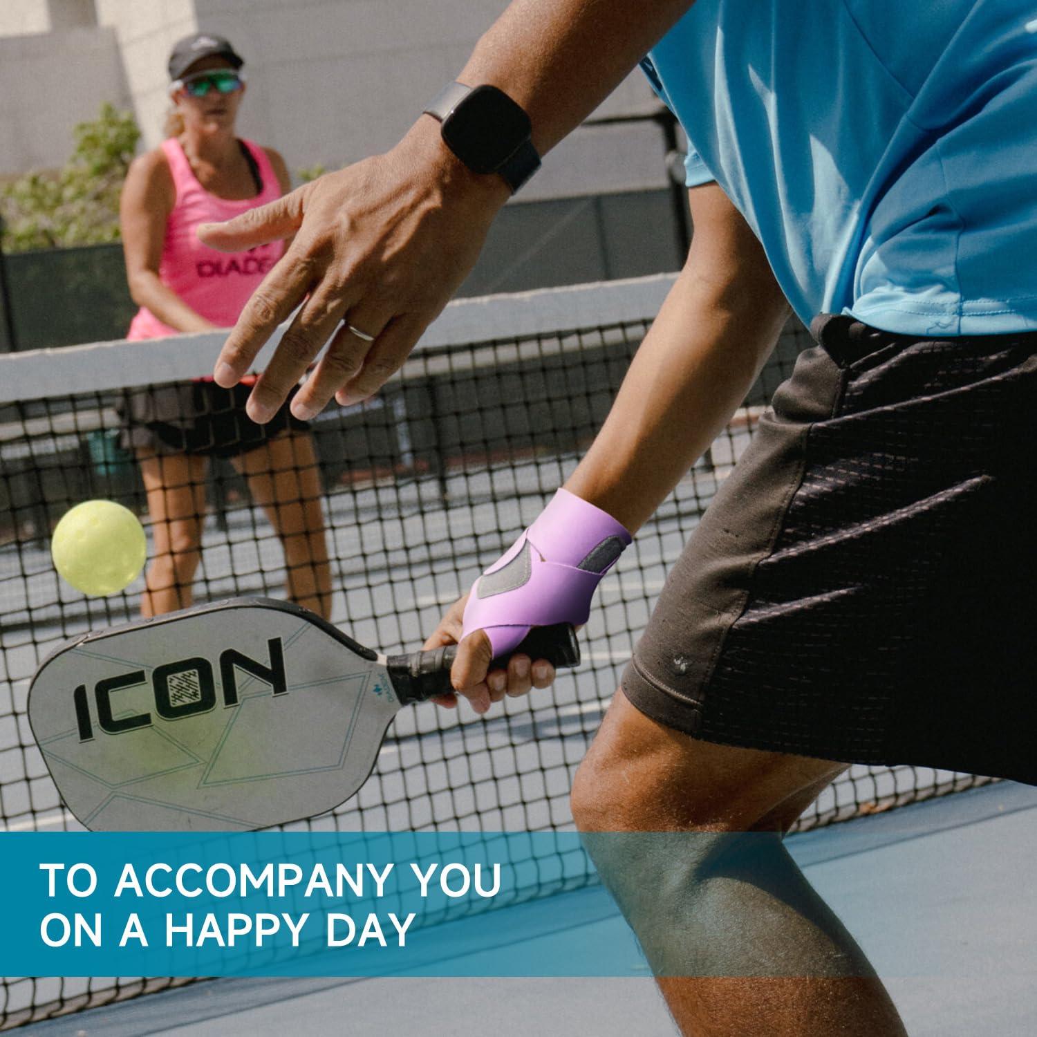 Soporte de Muñeca Domaste Violeta Derecha Unisex Transpirable