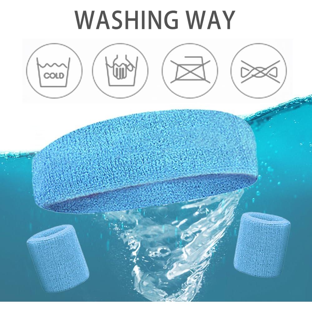 Set de Muñequera y Diademas Neón LoayBhok - 12 Piezas