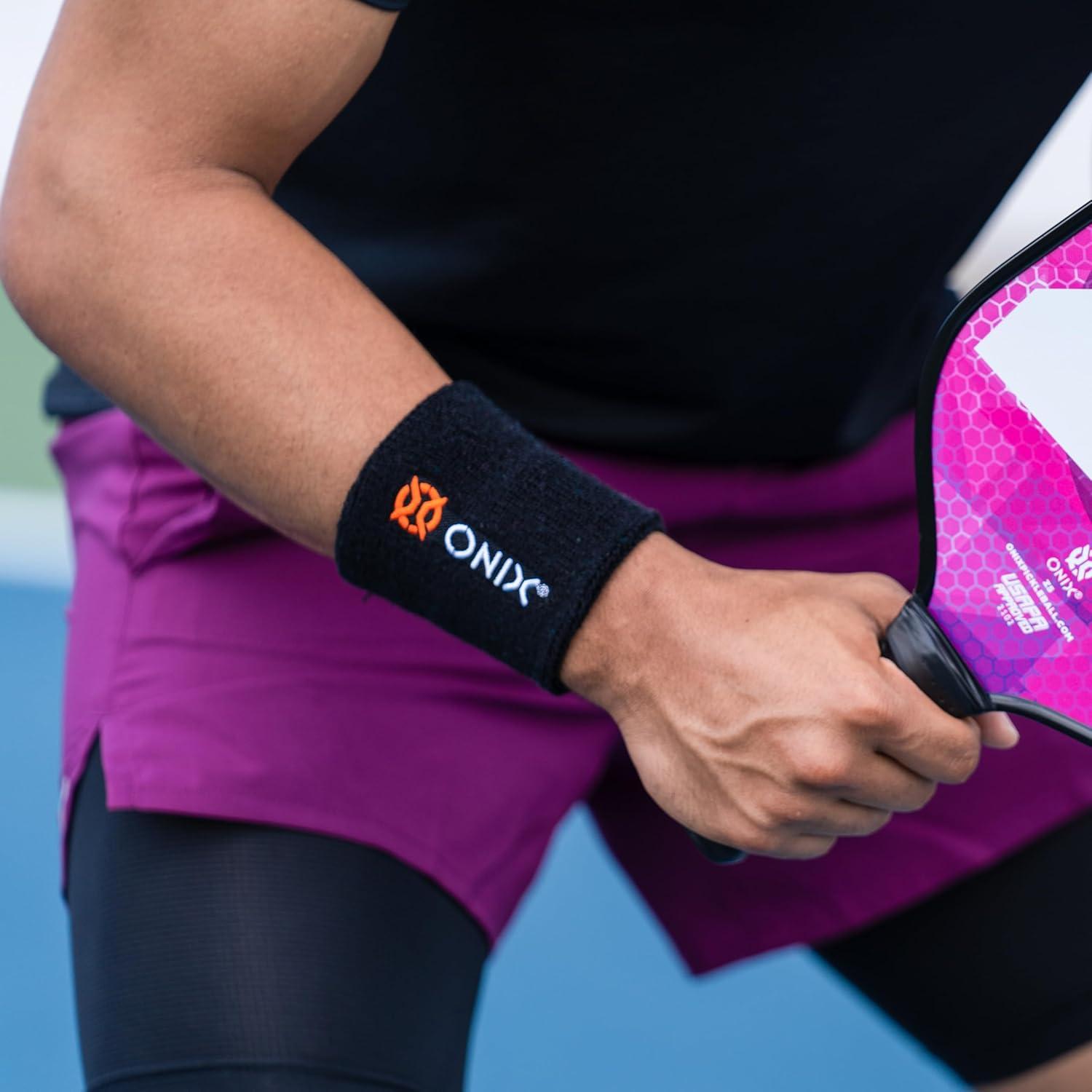 Brazaletes de Muñeca ONIX para Pickleball - Absorción de Sudor