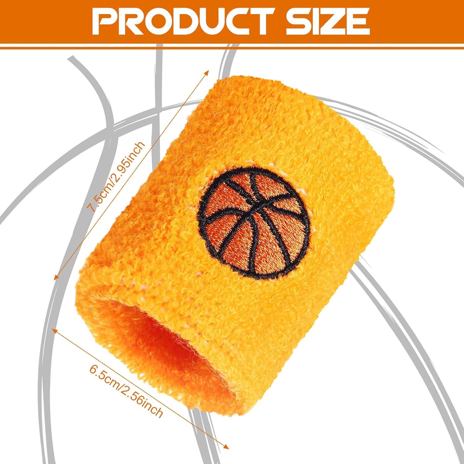 24 Pulseras Deportivas Gejoy para Niños Baloncesto Algodón