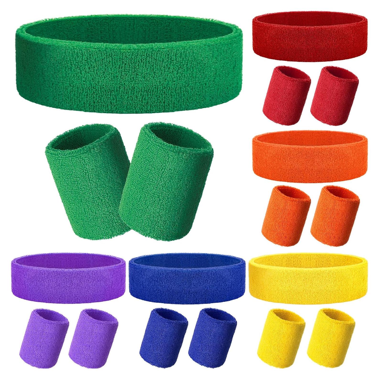 Conjunto de Bandas para el Sudor Skylety 18 Pcs Coloridas