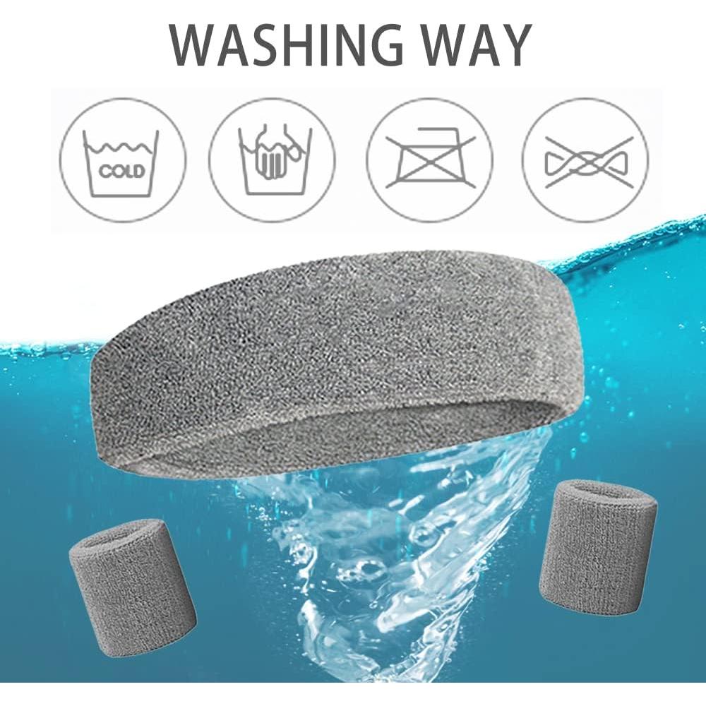 Bandas de Sudor Deportivas LoayBhok - 12 Piezas Coloridas