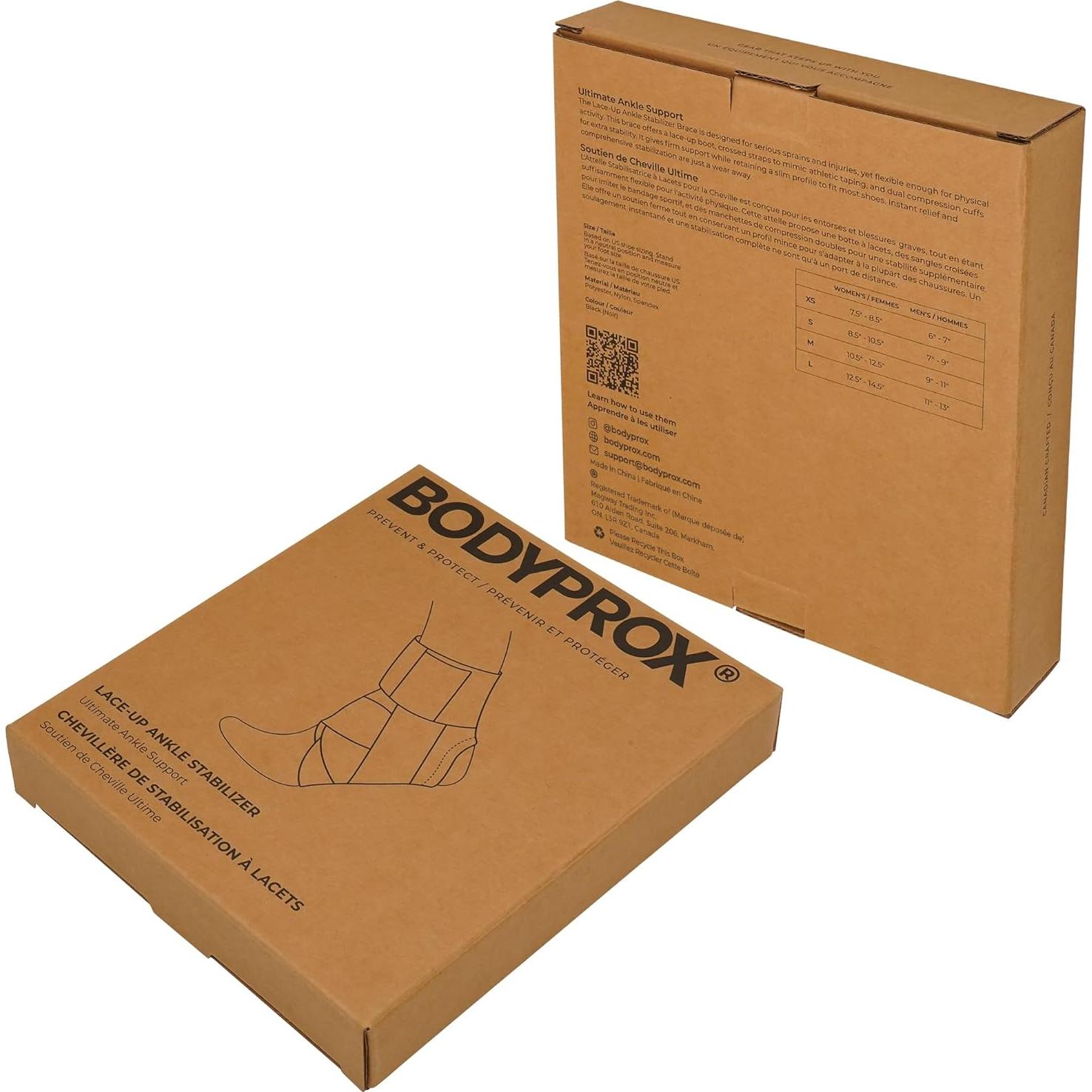 Férula de Tobillo Bodyprox Mediana con Cordones y Soporte