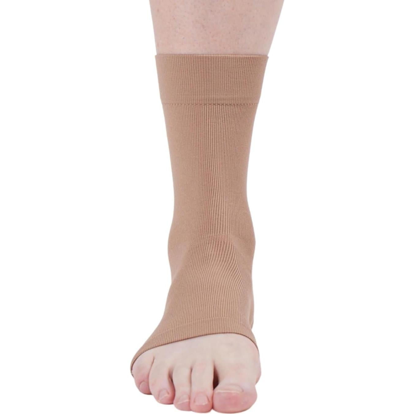 Soporte de Tobillo Medi Tejido Sin Costuras Beige M