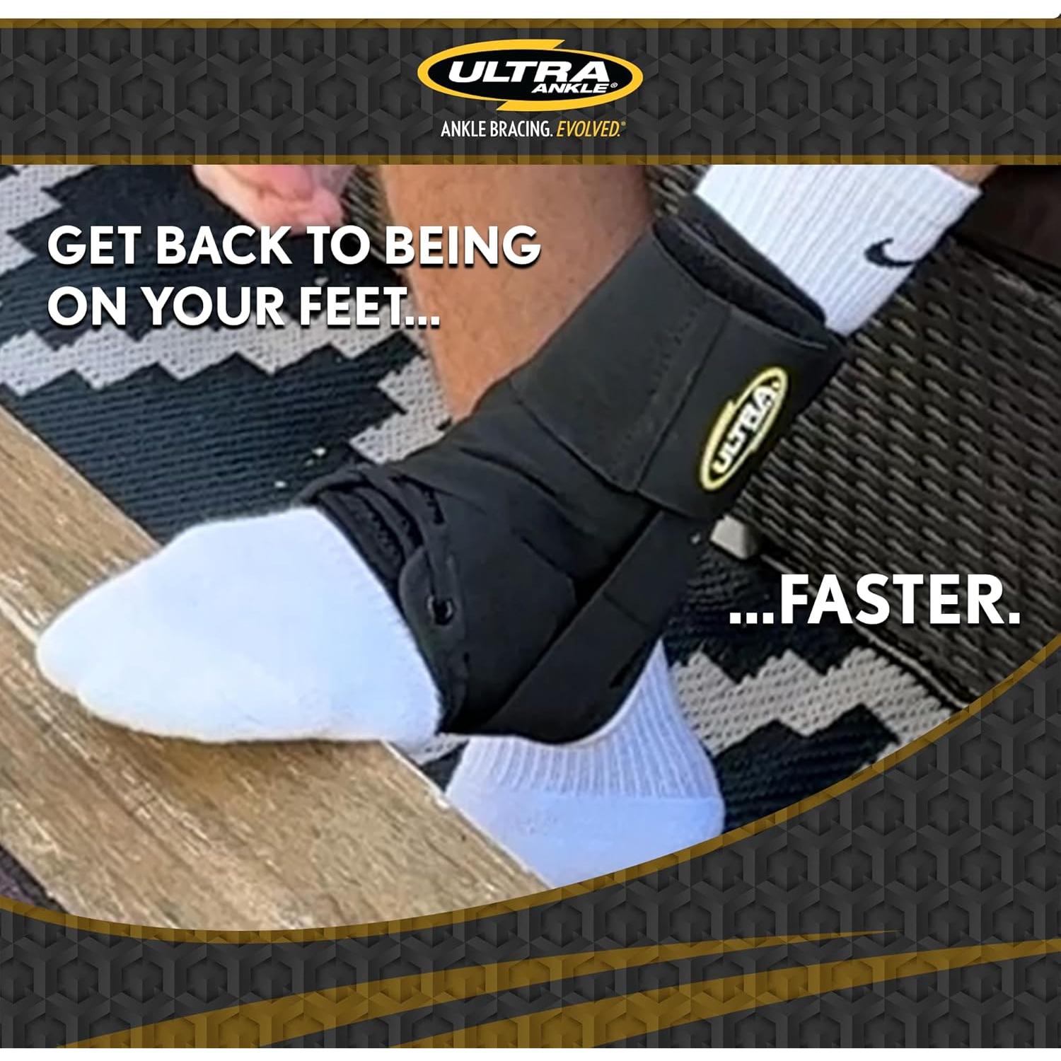 Soporte de Tobillo Ultra 360 Ajustable - Ortopédico Blanco