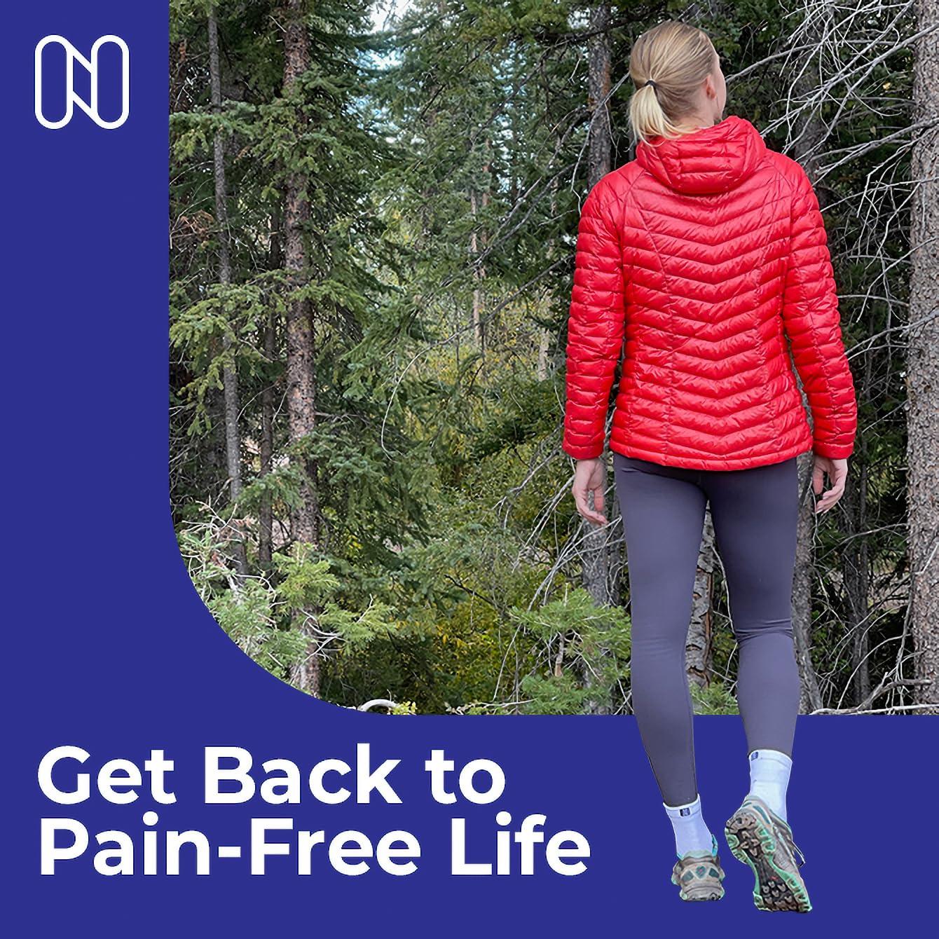 Calcetines de Compresión Sin Dedos NanoSocks Mediano Negro