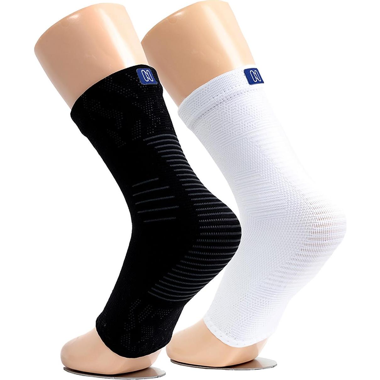 Calcetines de Compresión Sin Dedos NanoSocks Mediano Negro