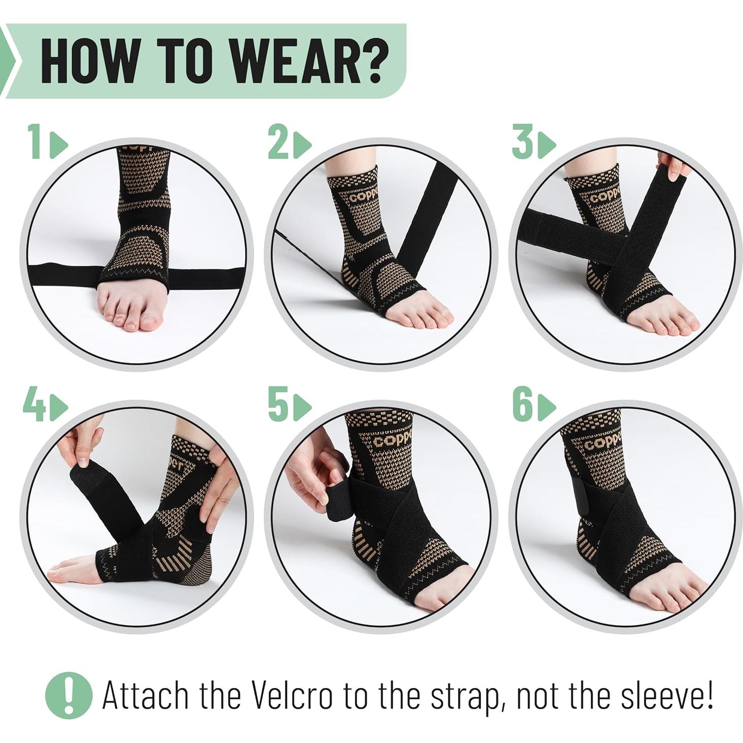 Férula para Tobillo DR JK Grande Cobre y Negro Compresión