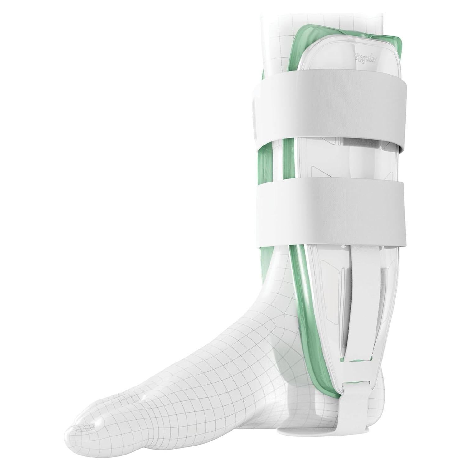 Férula de Tobillo AnklePro Air Gel, Soporte Regular Blanco