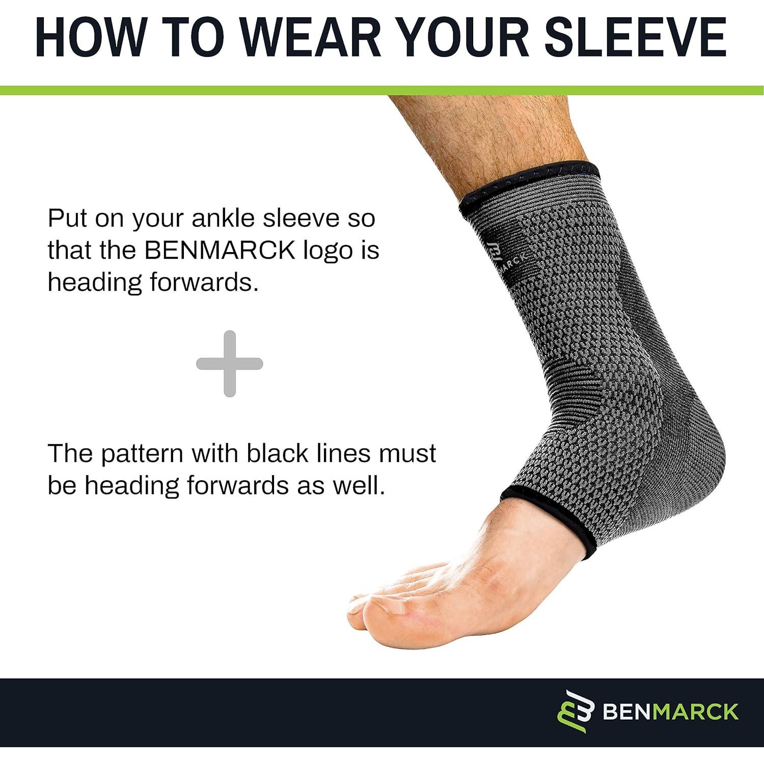 Manga de Compresión para Tobillo Benmarck - Alivio Fascitis Plantar