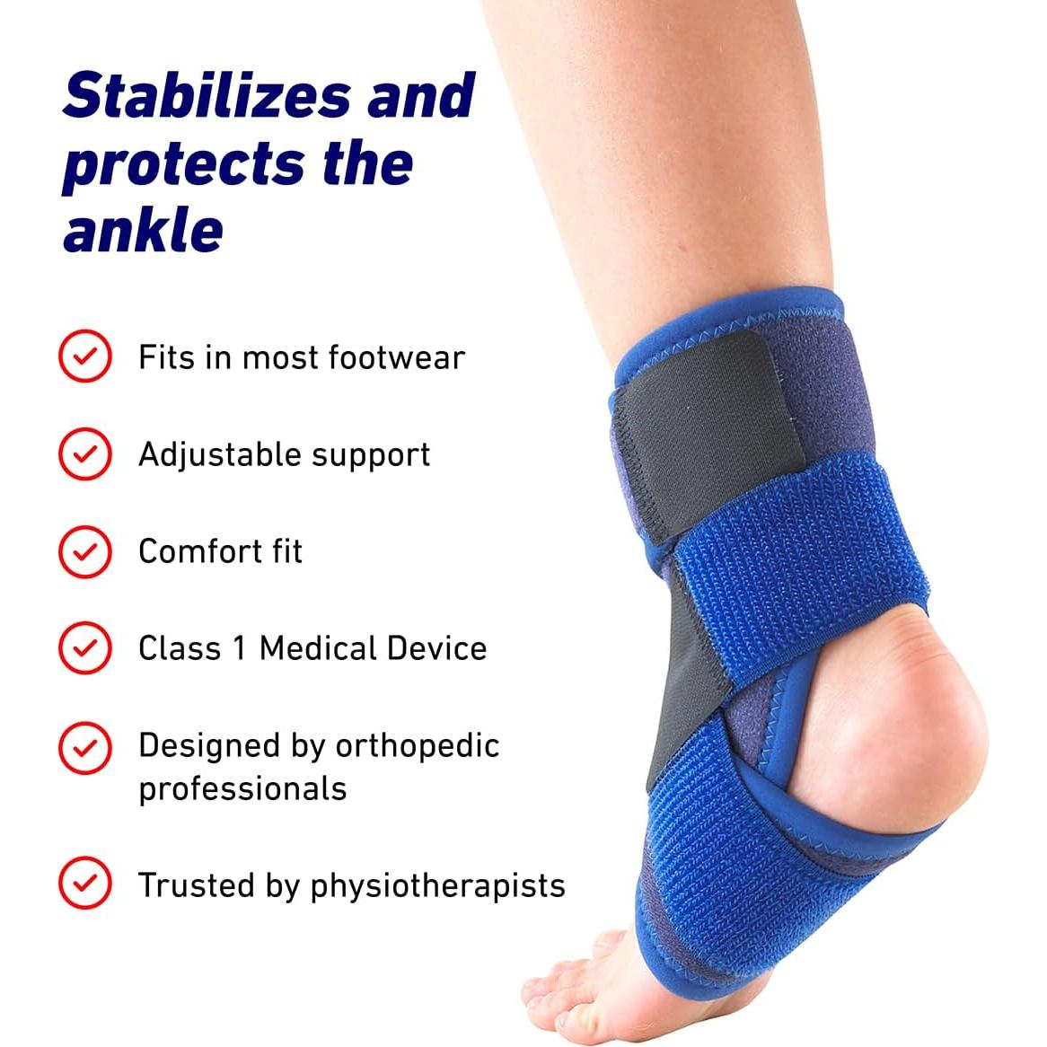 Férula para Tobillo Neo-G Niños - Soporte Ajustable Azul