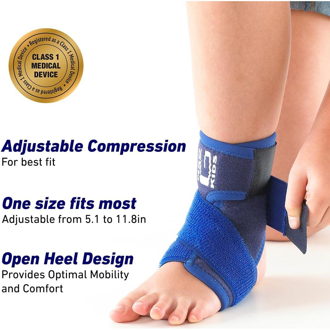 Férula para Tobillo Neo-G Niños - Soporte Ajustable Azul