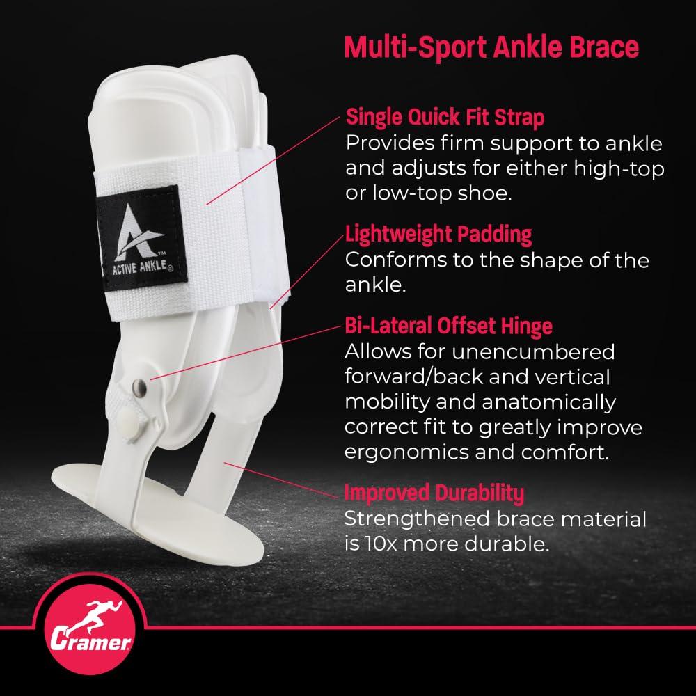 Férula de Tobillo Activa T2 Cramer para Esguince Blanco Pequeño