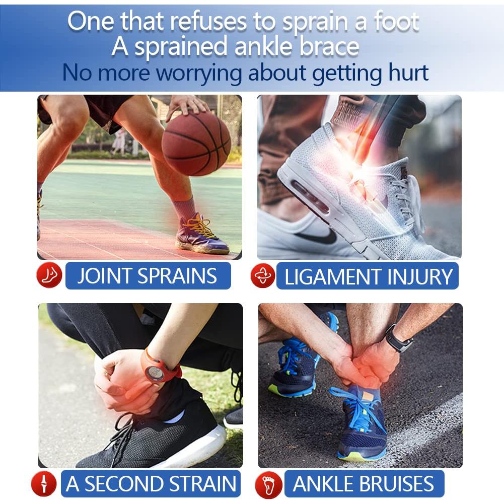 Faja de Tobillo de Cobre Lonsiton Mediana Amarillo-Negro