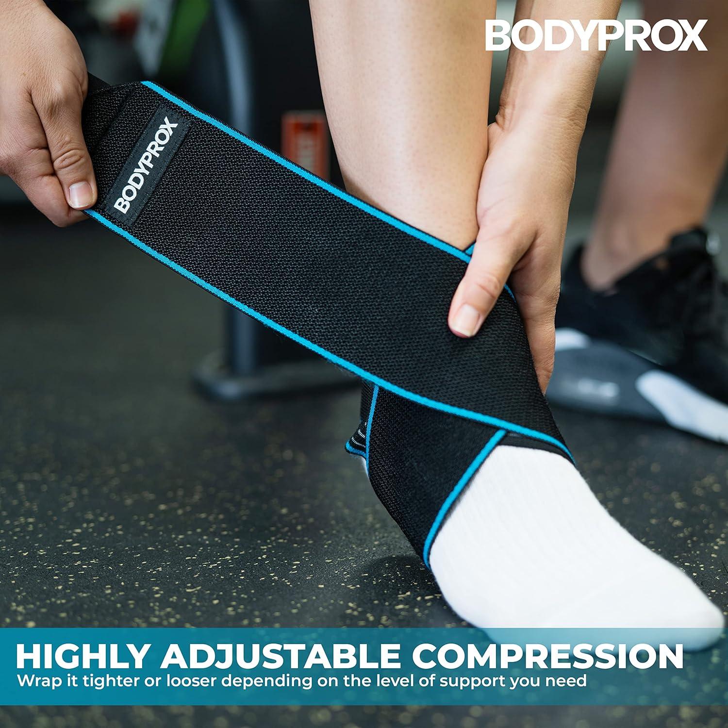 Faja de Soporte para Tobillo Bodyprox - 2 Paquetes, Ajustable