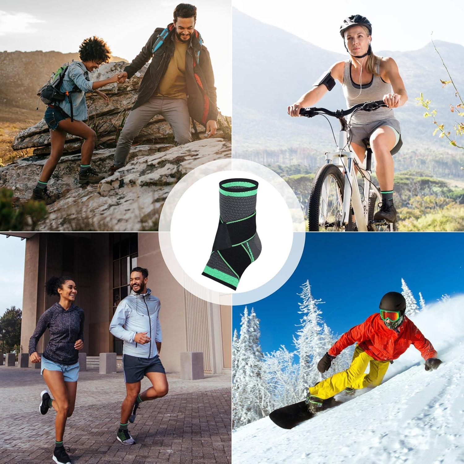 Soporte para Tobillo FDWYDZQ Ajustable X-Grande Compresión