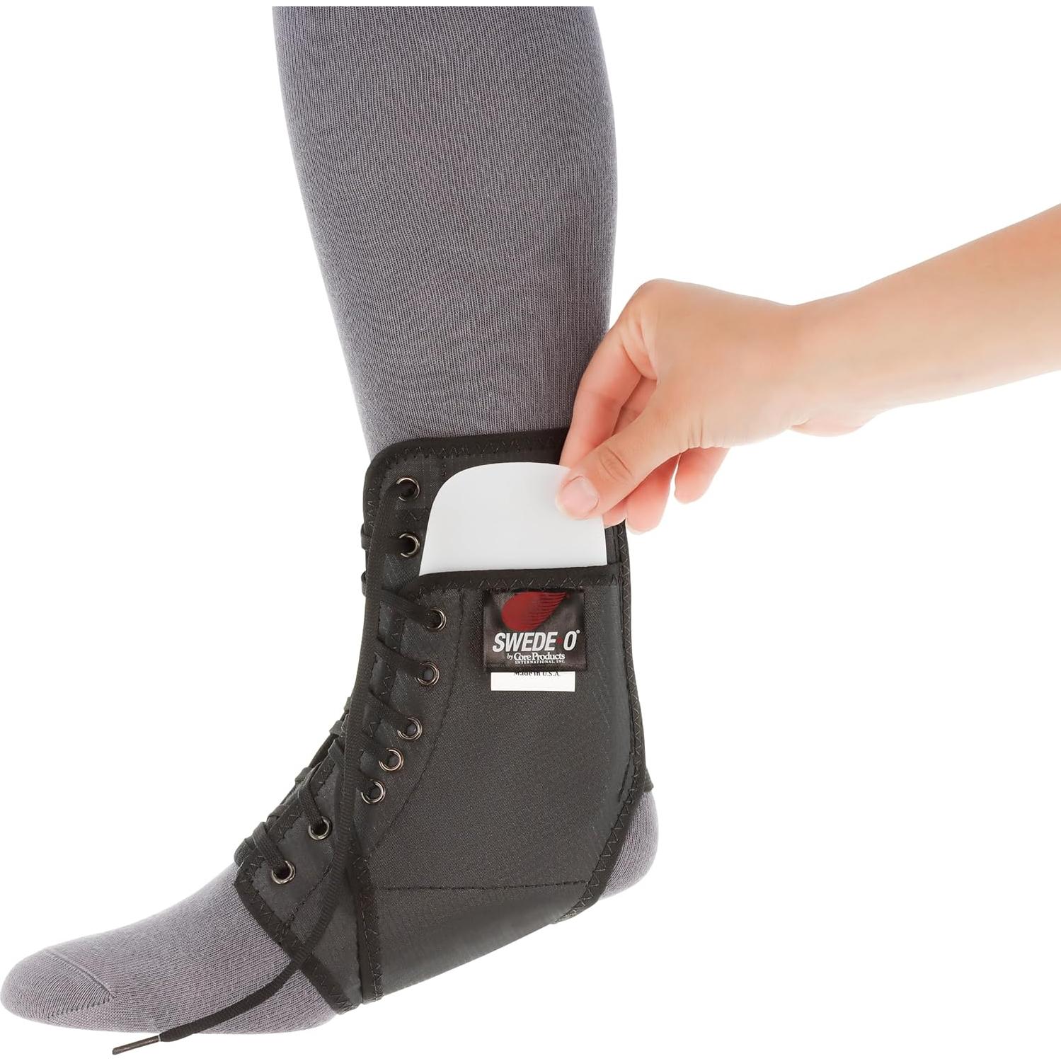 Férula de Tobillo Swede-O Ankle Lok Mediana Negra