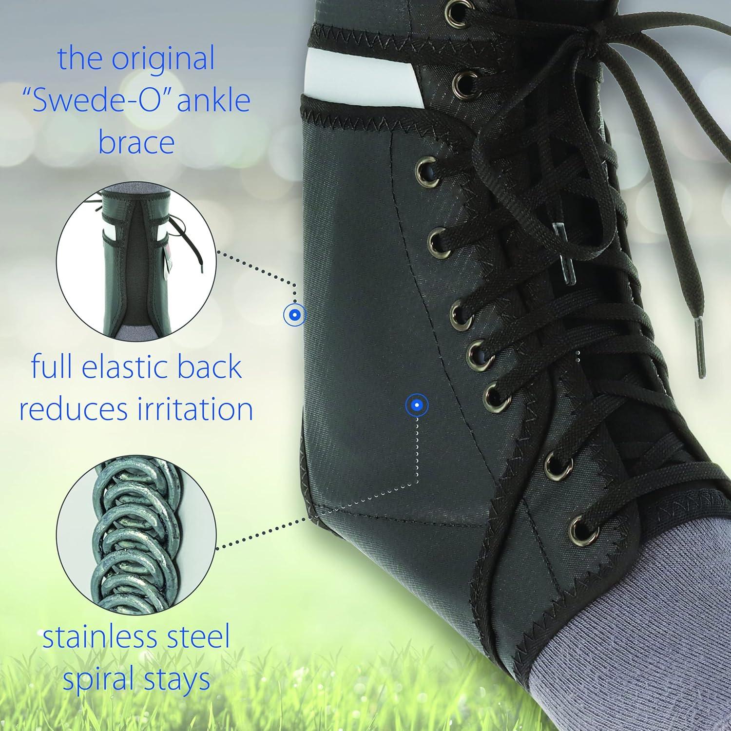 Férula de Tobillo Swede-O Ankle Lok Mediana Negra