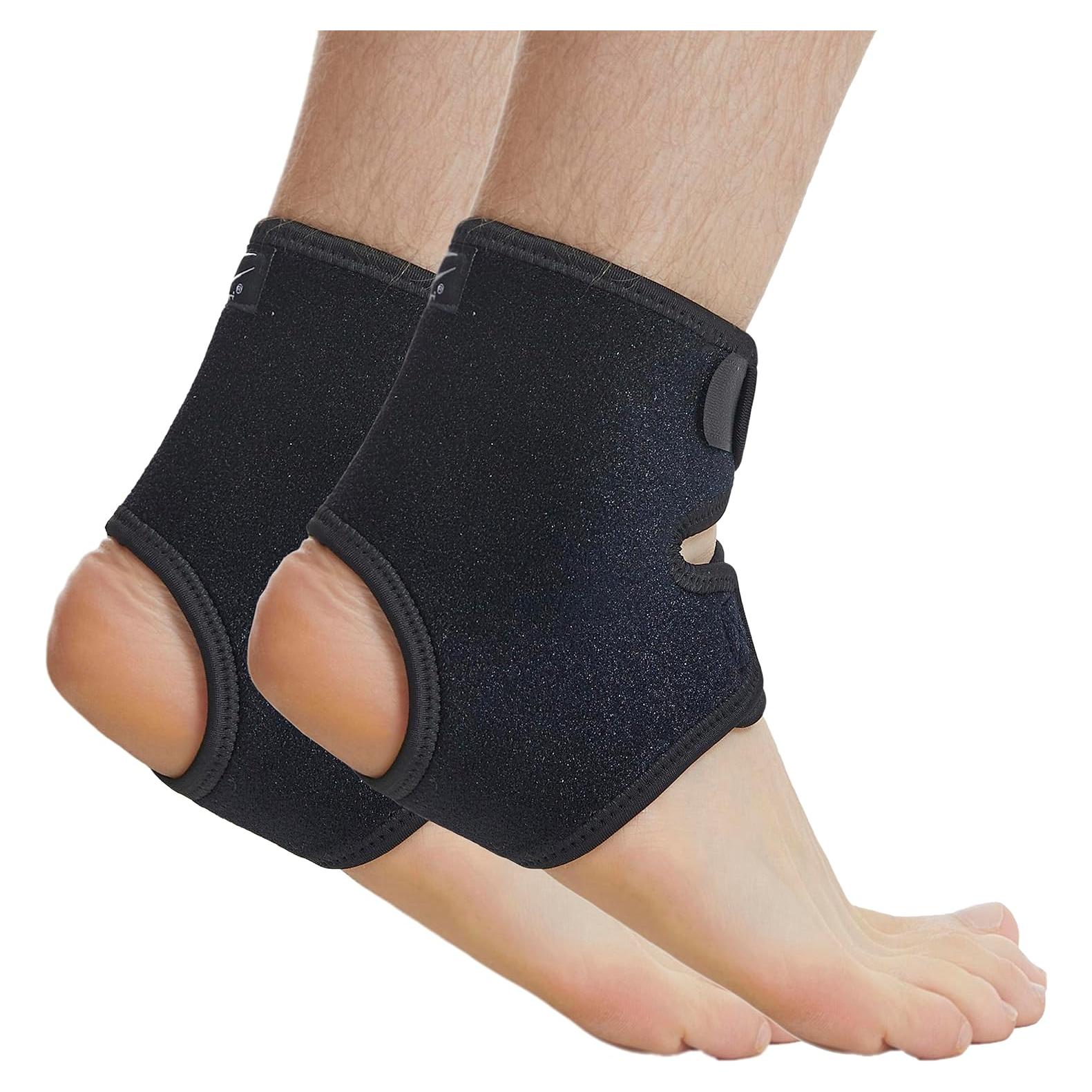 Faja de soporte para tobillo HiRui - Neopreno transpirable - Pequeño