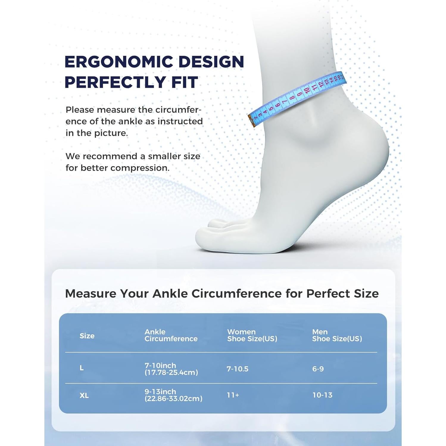 Funda de Hielo para Tobillo Luguiic XL con Gel Doble para Esguince