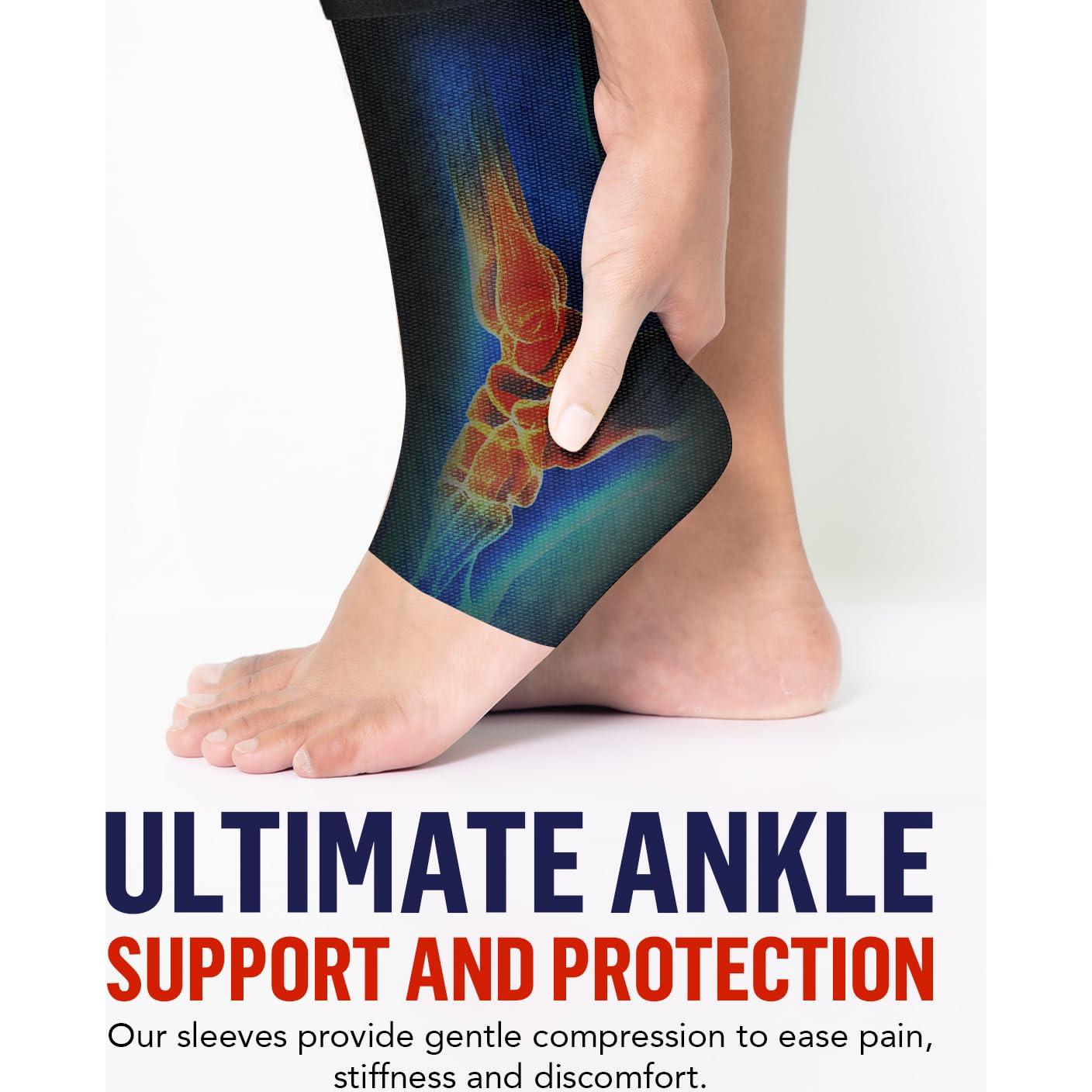 Calcetines de Compresión para Fascitis Plantar Cheers - Negro M