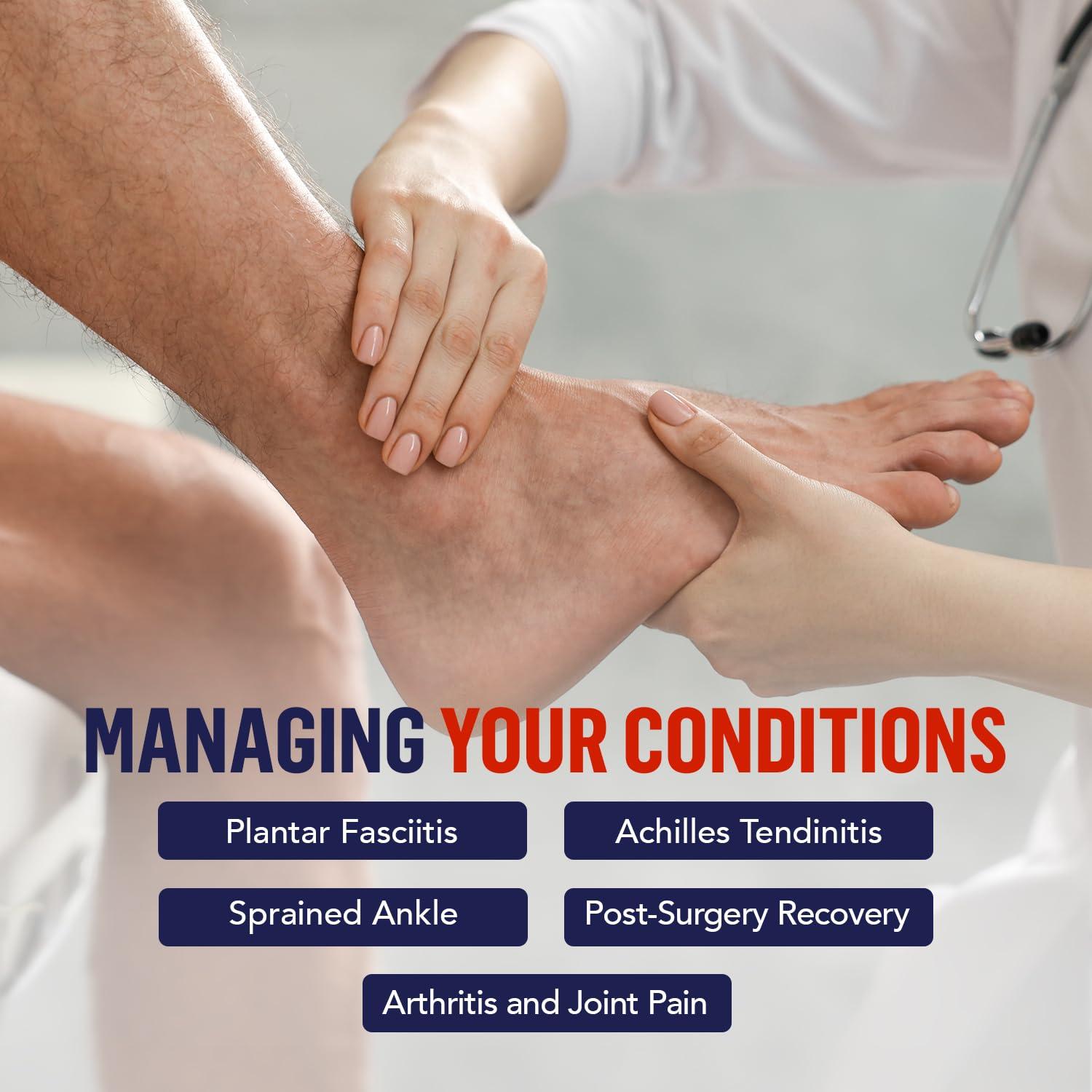 Calcetines de Compresión para Fascitis Plantar Cheers - Negro M