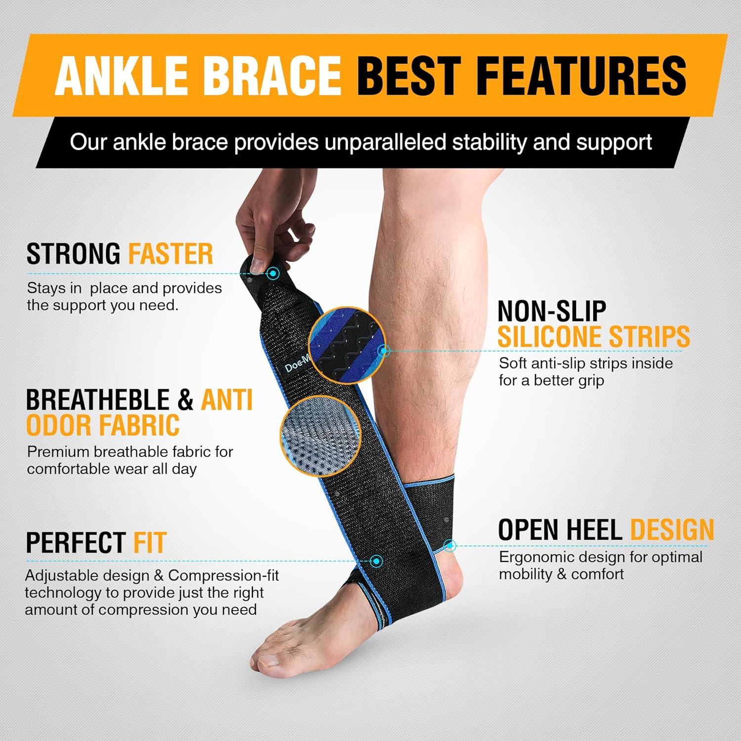 Férula para Tobillo Doc Miller Unisex Ajustable Compresión