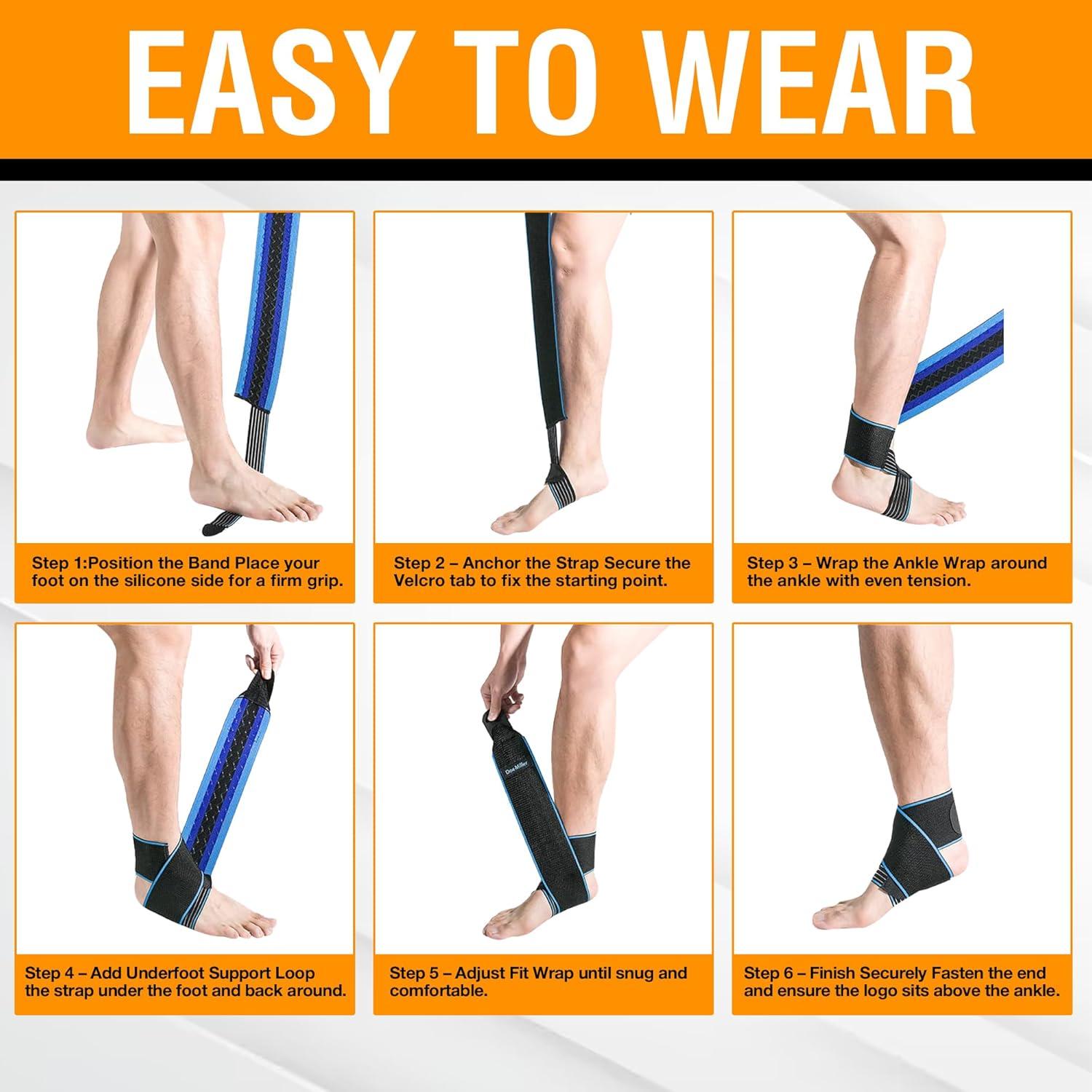 Férula para Tobillo Doc Miller Unisex Ajustable Compresión