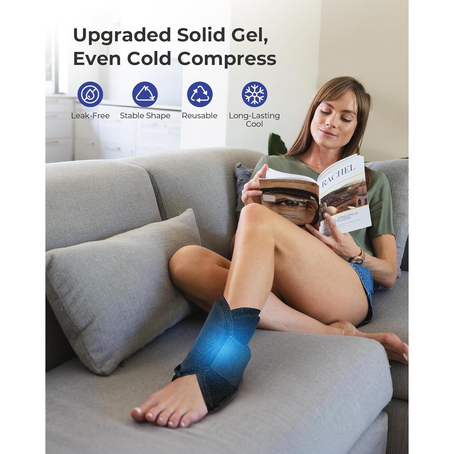 Funda de Hielo Koonie para Tobillo - Alivio de Dolor y Hinchazón