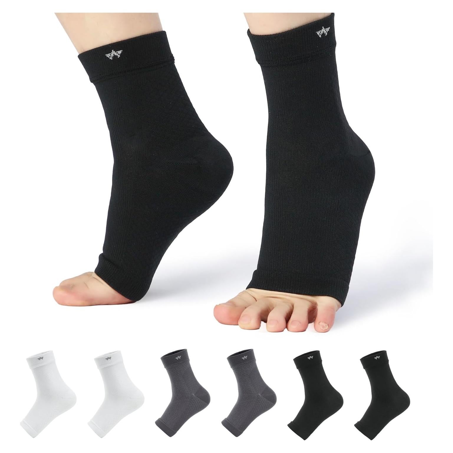 Calcetines de Compresión WANDER para Fascitis Plantar - 2 Pares