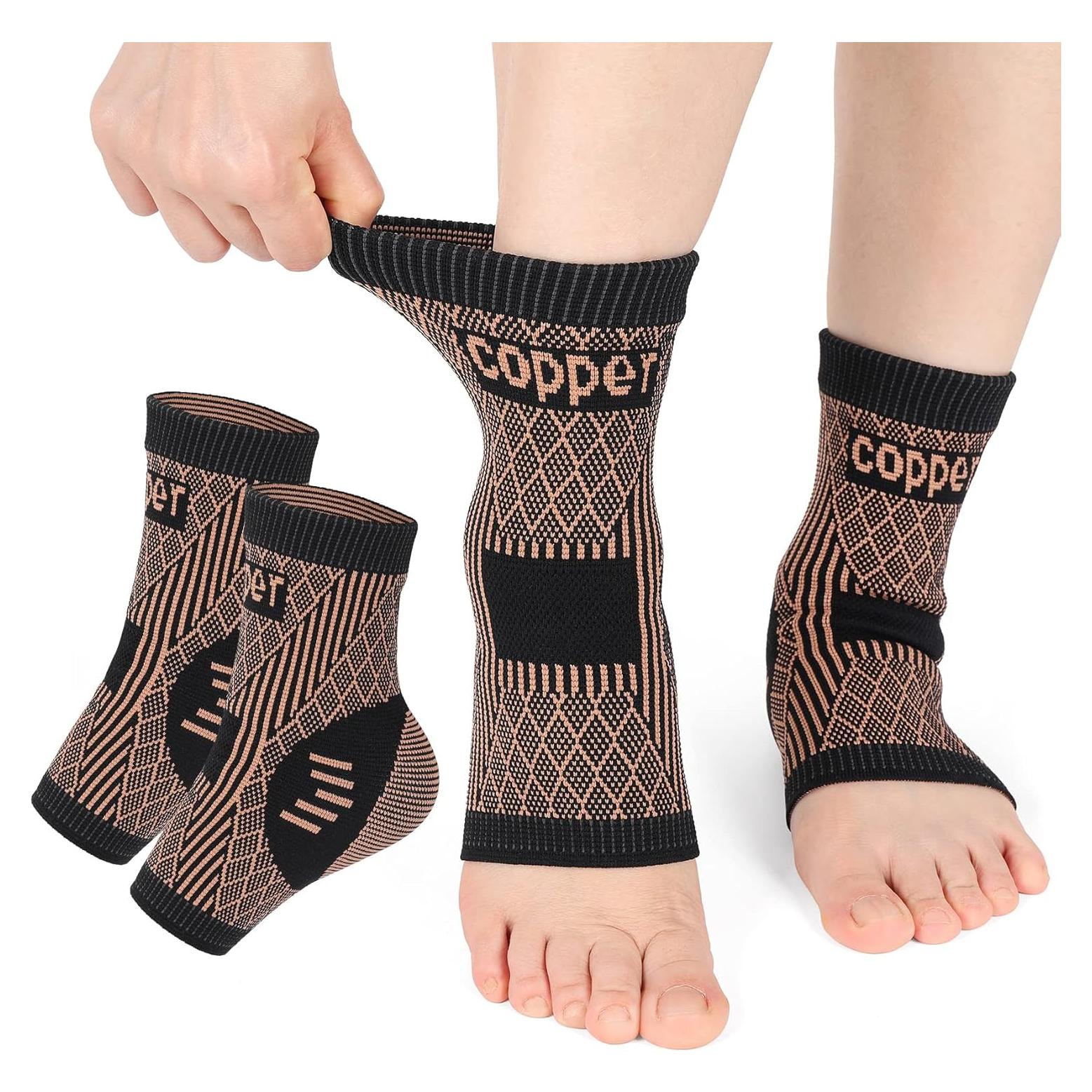 Soporte de Tobillo Vigorwise con Cobre - Férula y Compresión