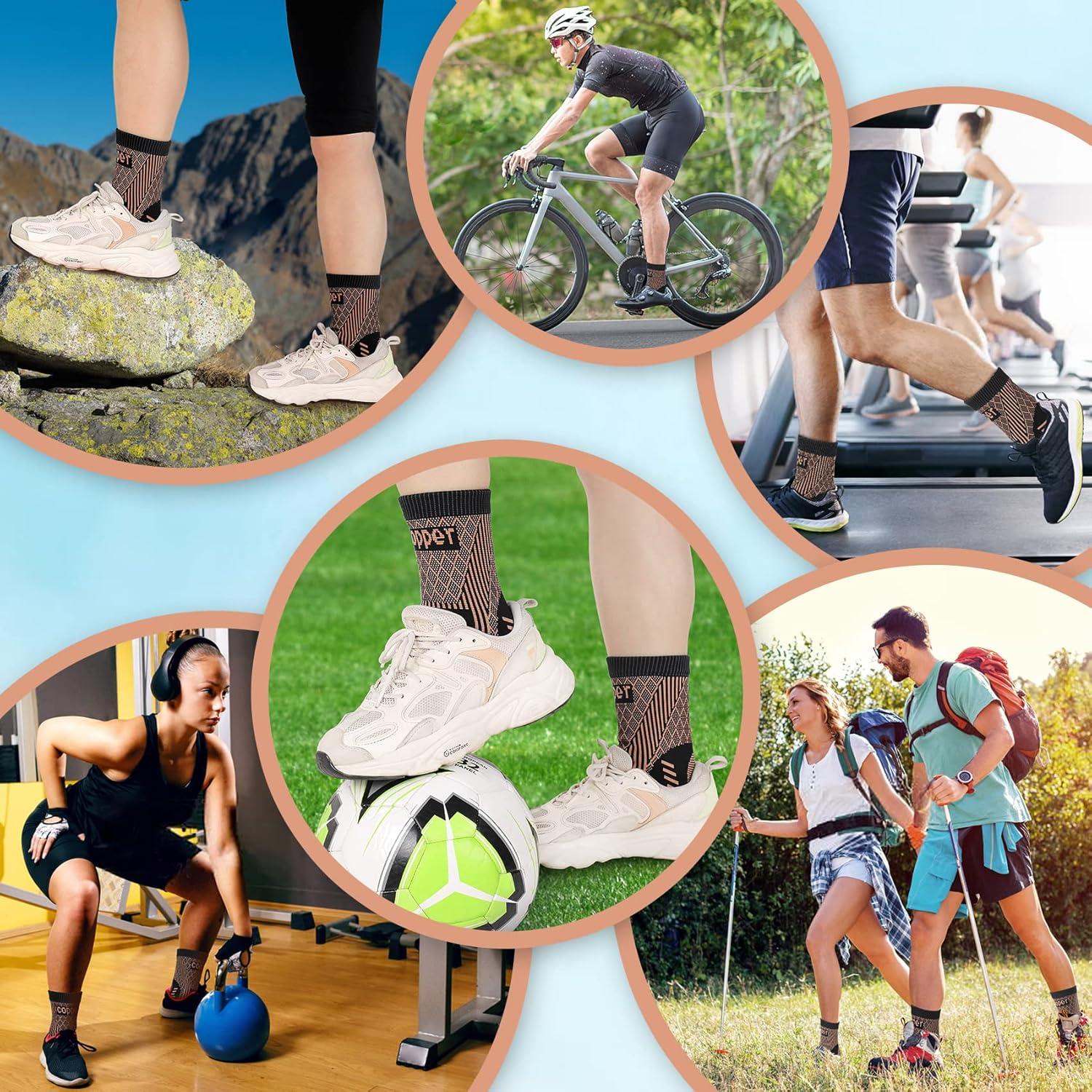 Soporte de Tobillo Vigorwise con Cobre - Férula y Compresión