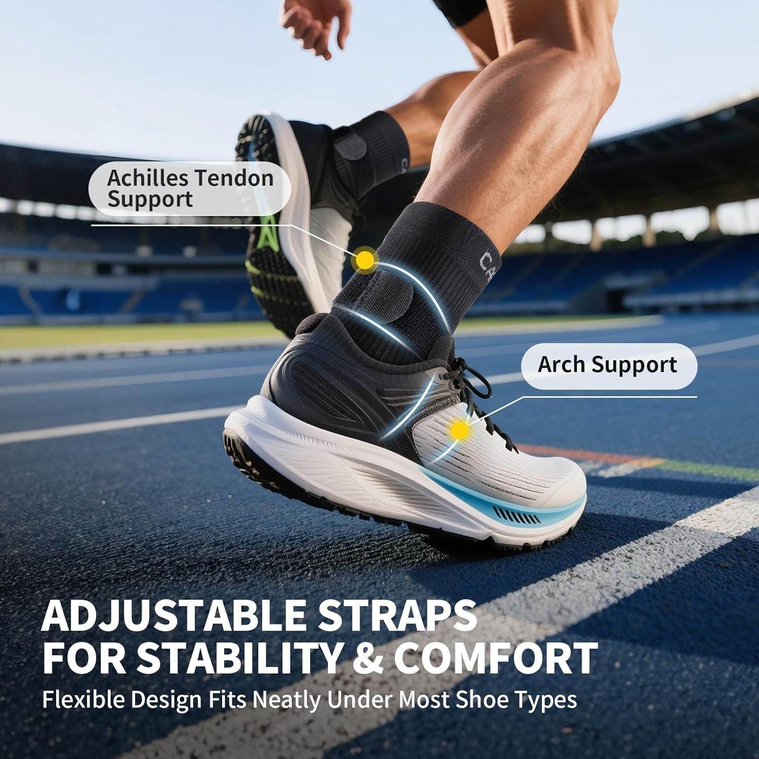 Soportes para Tobillo CAMBIVO con Compresión 15-20 mmHg Negro