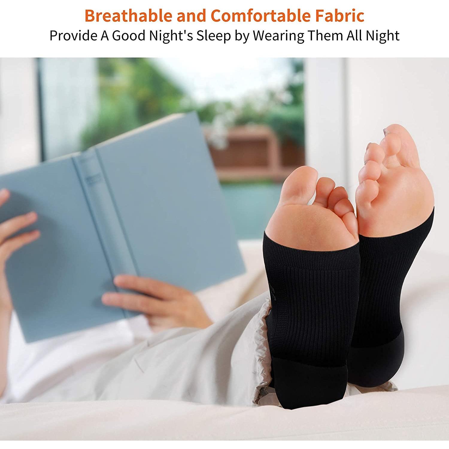 Soportes para Tobillo CAMBIVO con Compresión 15-20 mmHg Negro