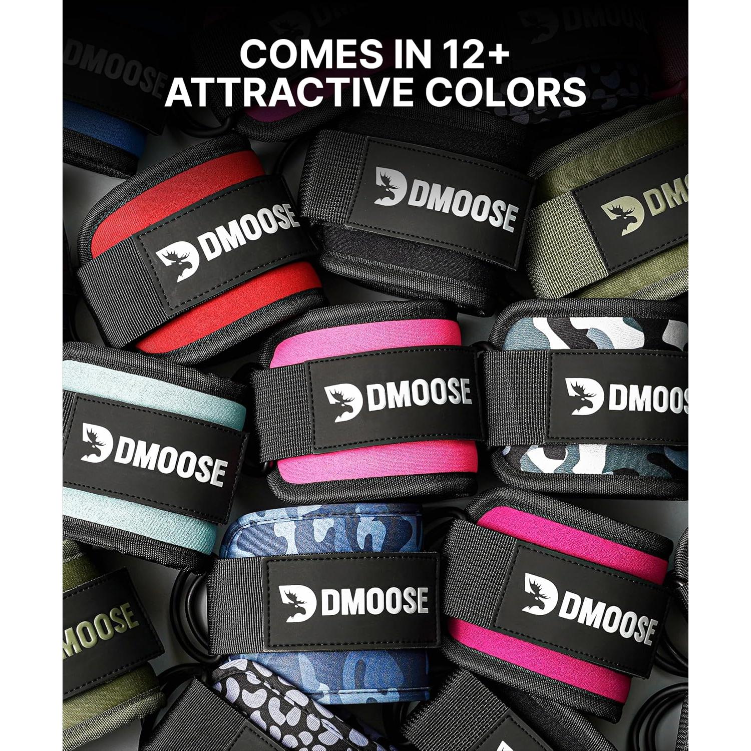 Estribos de Tobillo DMoose Fitness - Acolchado 8mm, Unisex