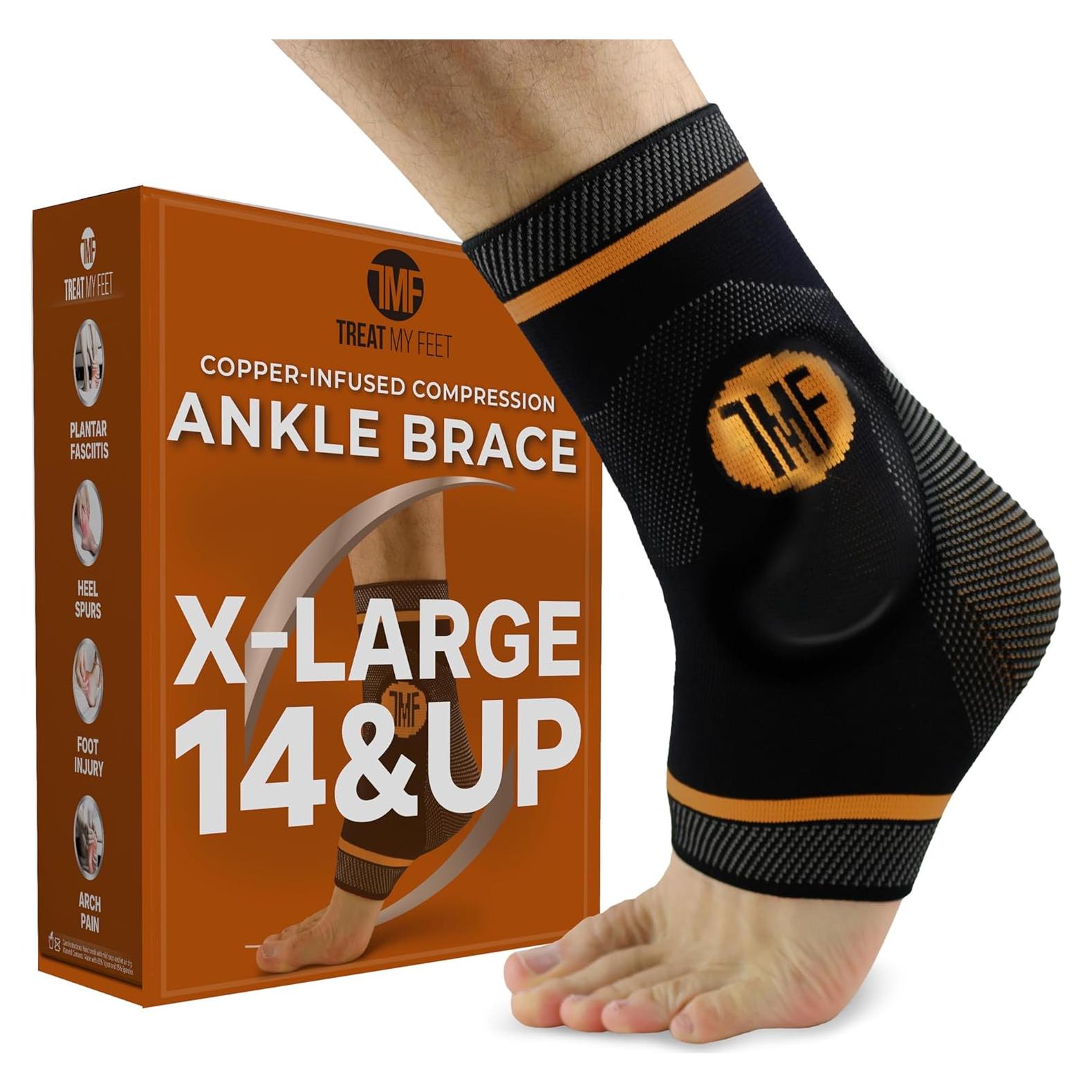 Faja de Tobillo de Compresión Treat My Feet Extra Grande