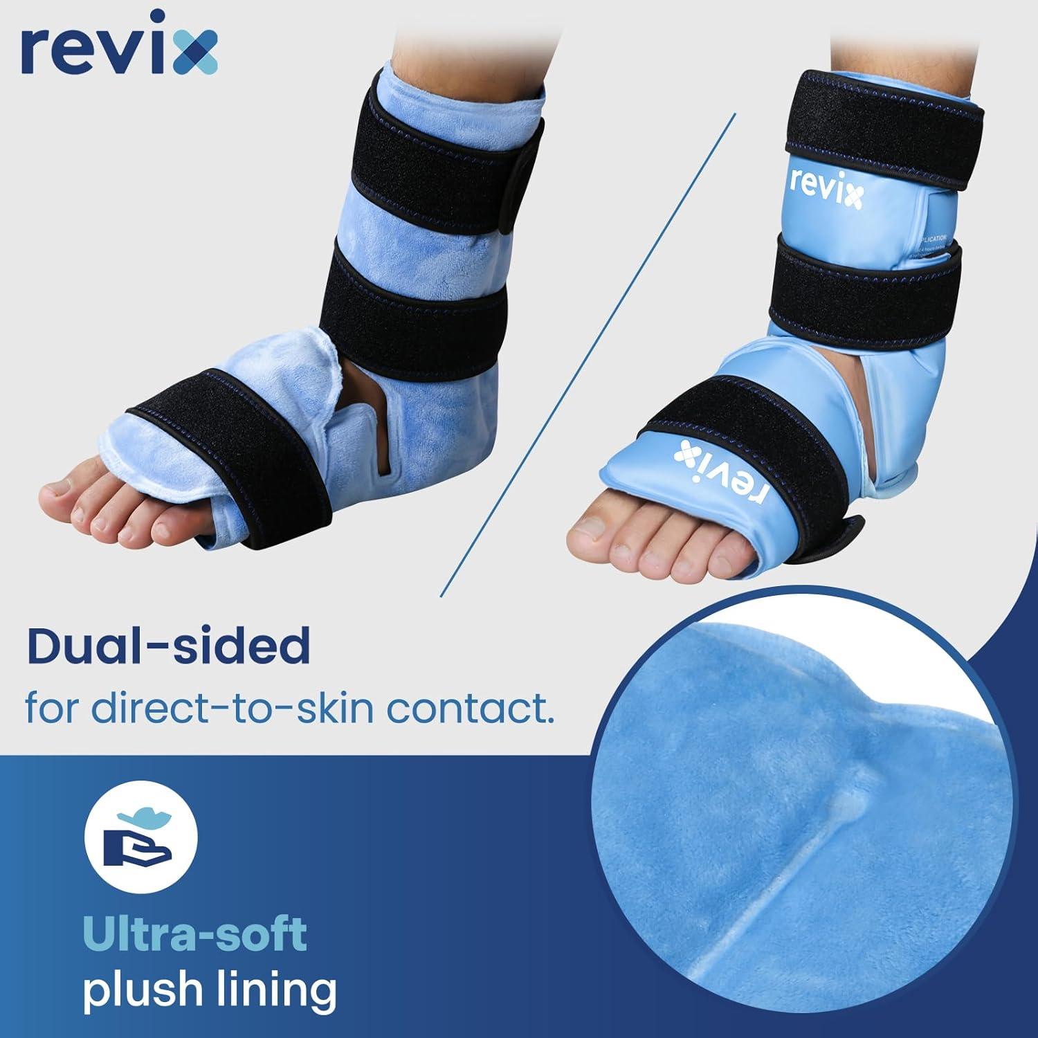 Funda de Hielo para Tobillo REVIX REX169-1 Alivio Dolor 0.9kg