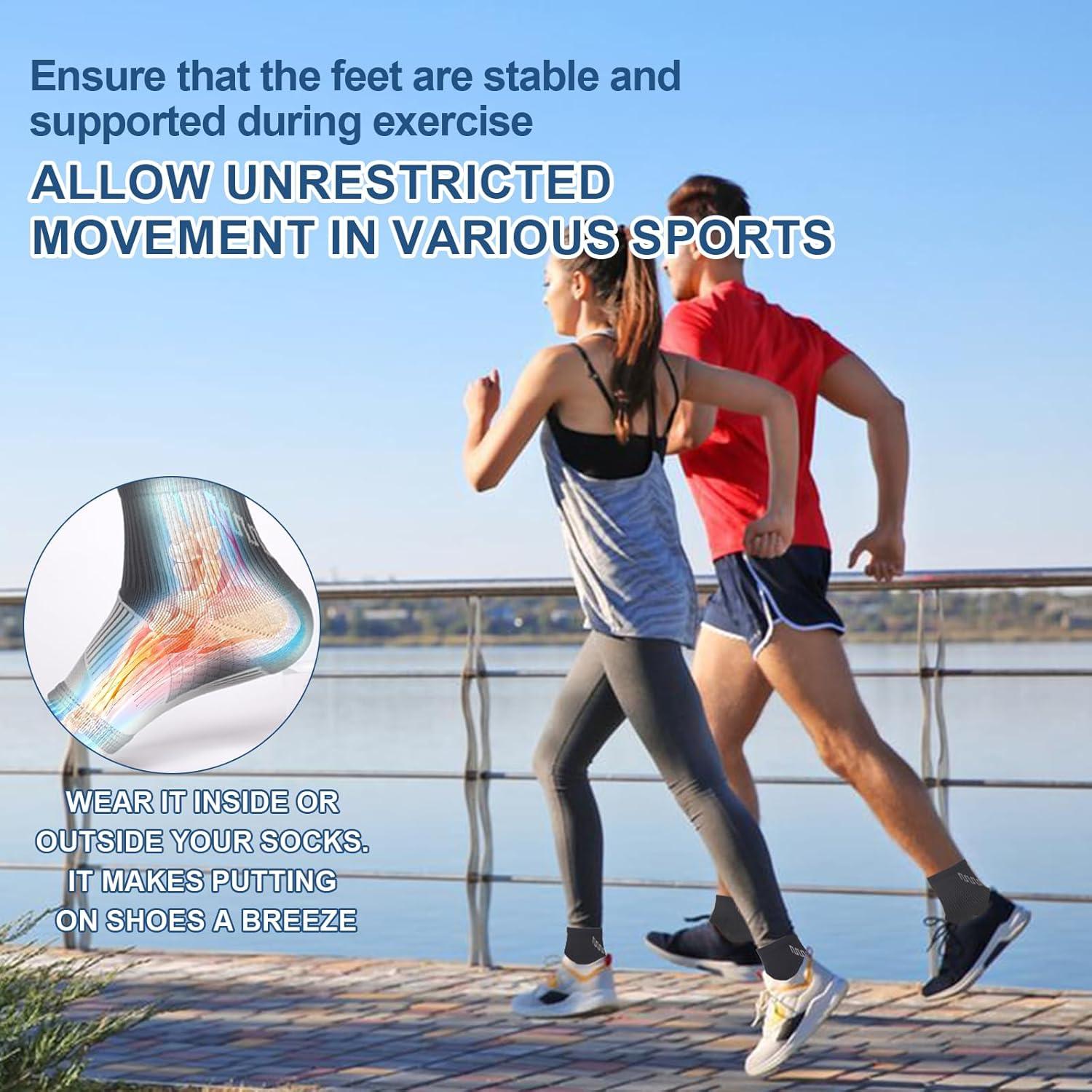 Calcetines de Compresión DRNAIETY para Tobillo Unisex L