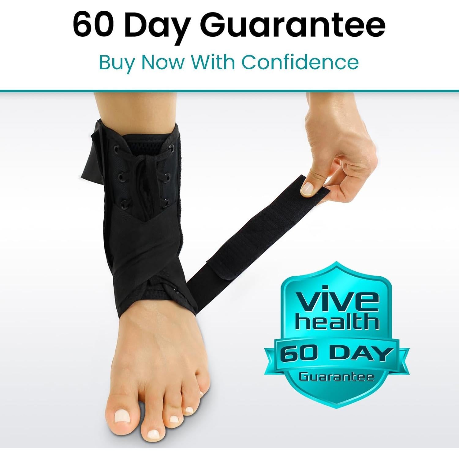 Férula de Tobillo Ajustable Vive Health - Soporte Unisex S