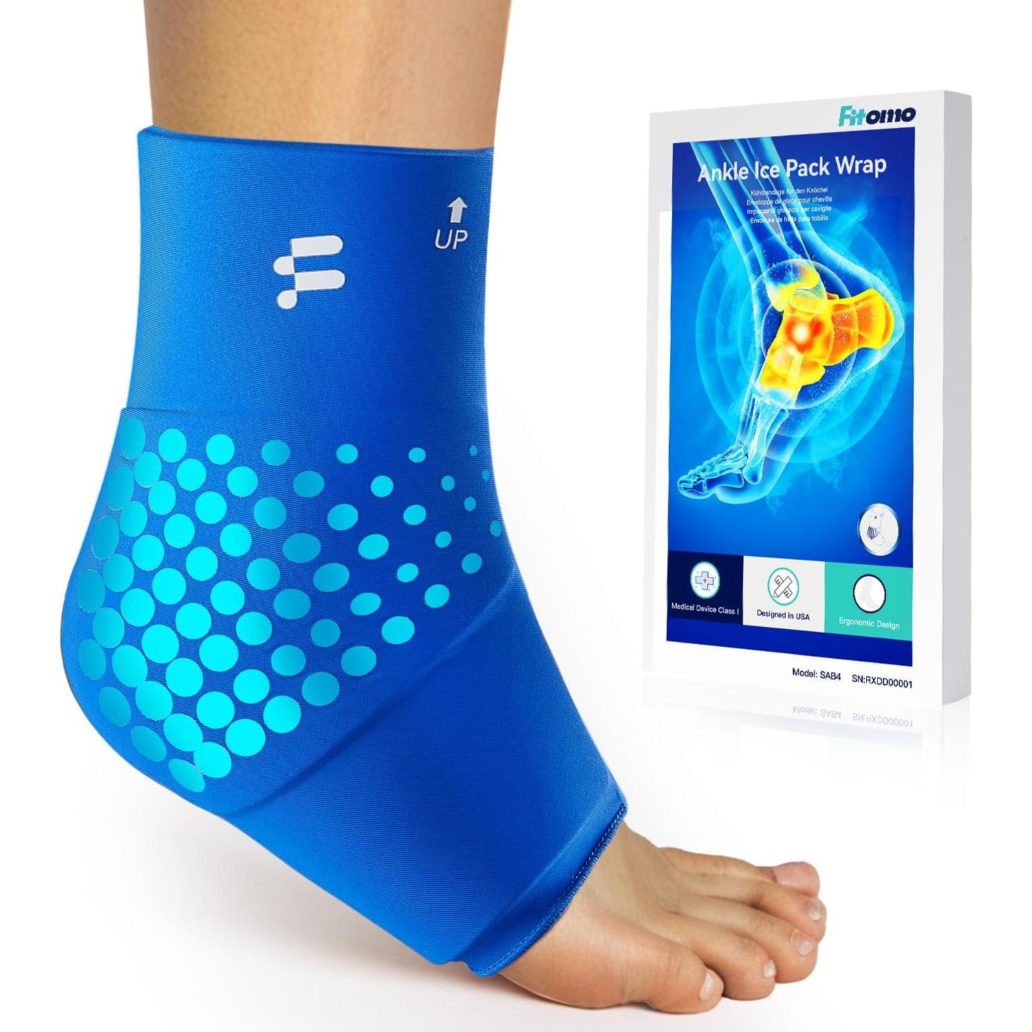 Funda de Hielo para Tobillo Fitomo SAB4 - Alivio Lesiones 23cm