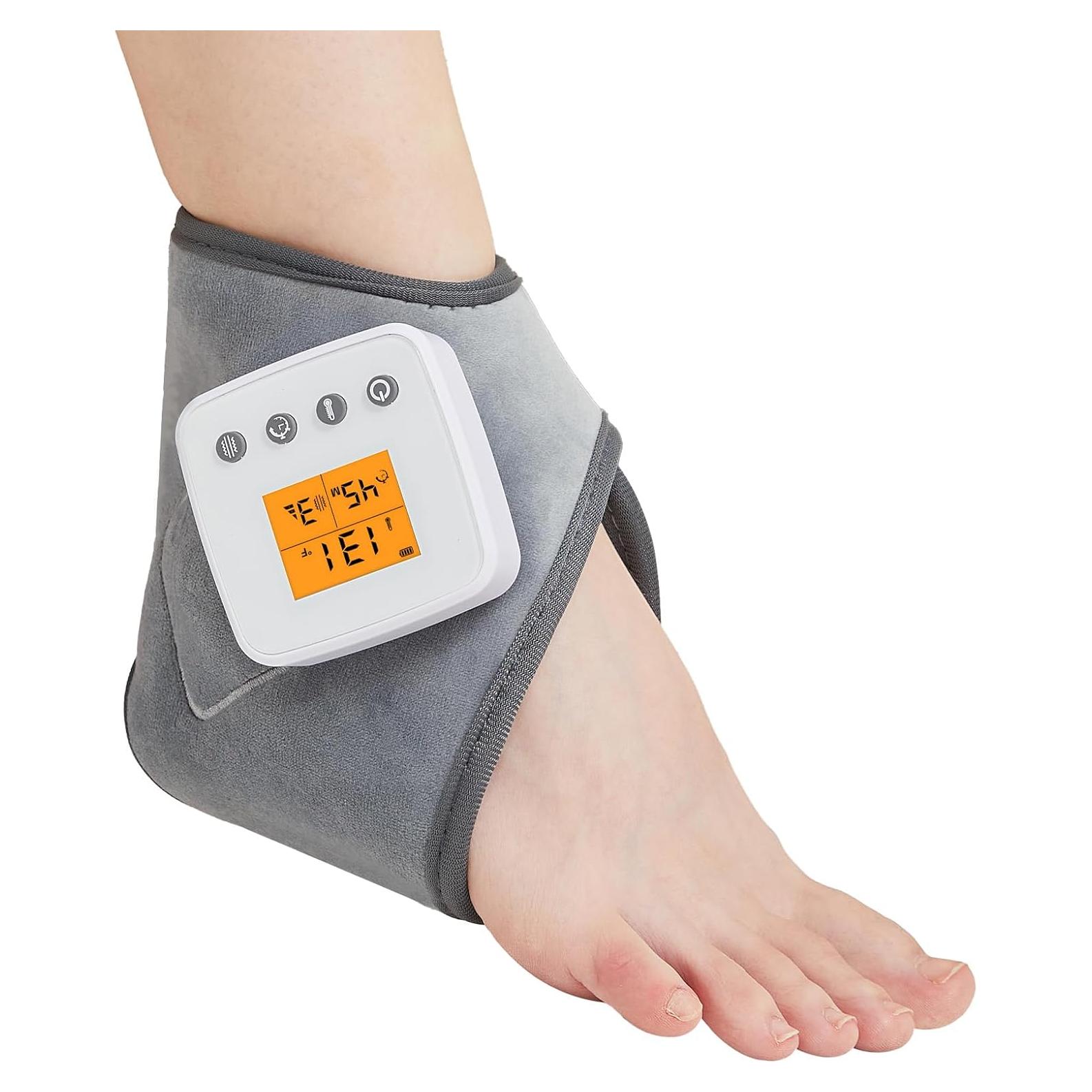 Masajeador de Tobillo Inalámbrico AOBOCO con Calor 3000mAh
