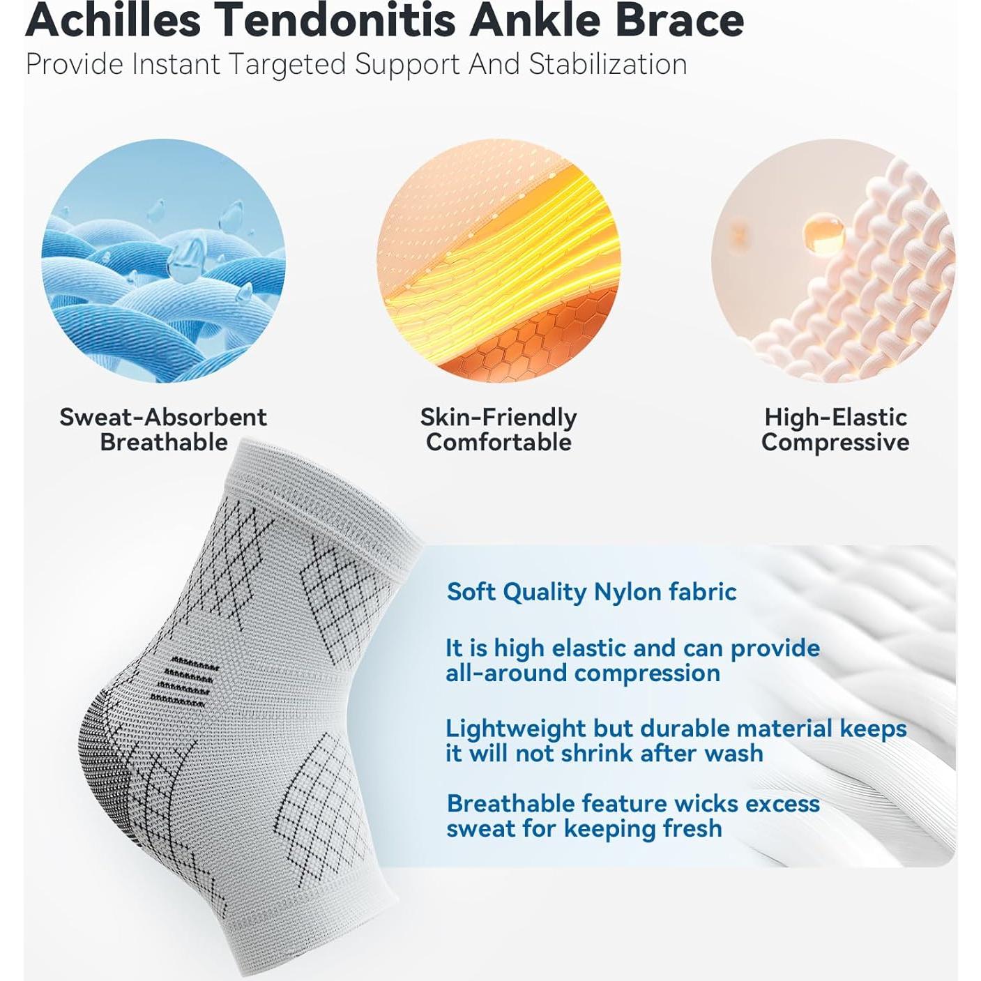 Faja de Tobillo INDEEMAX para Tendinitis y Fascitis Plantar