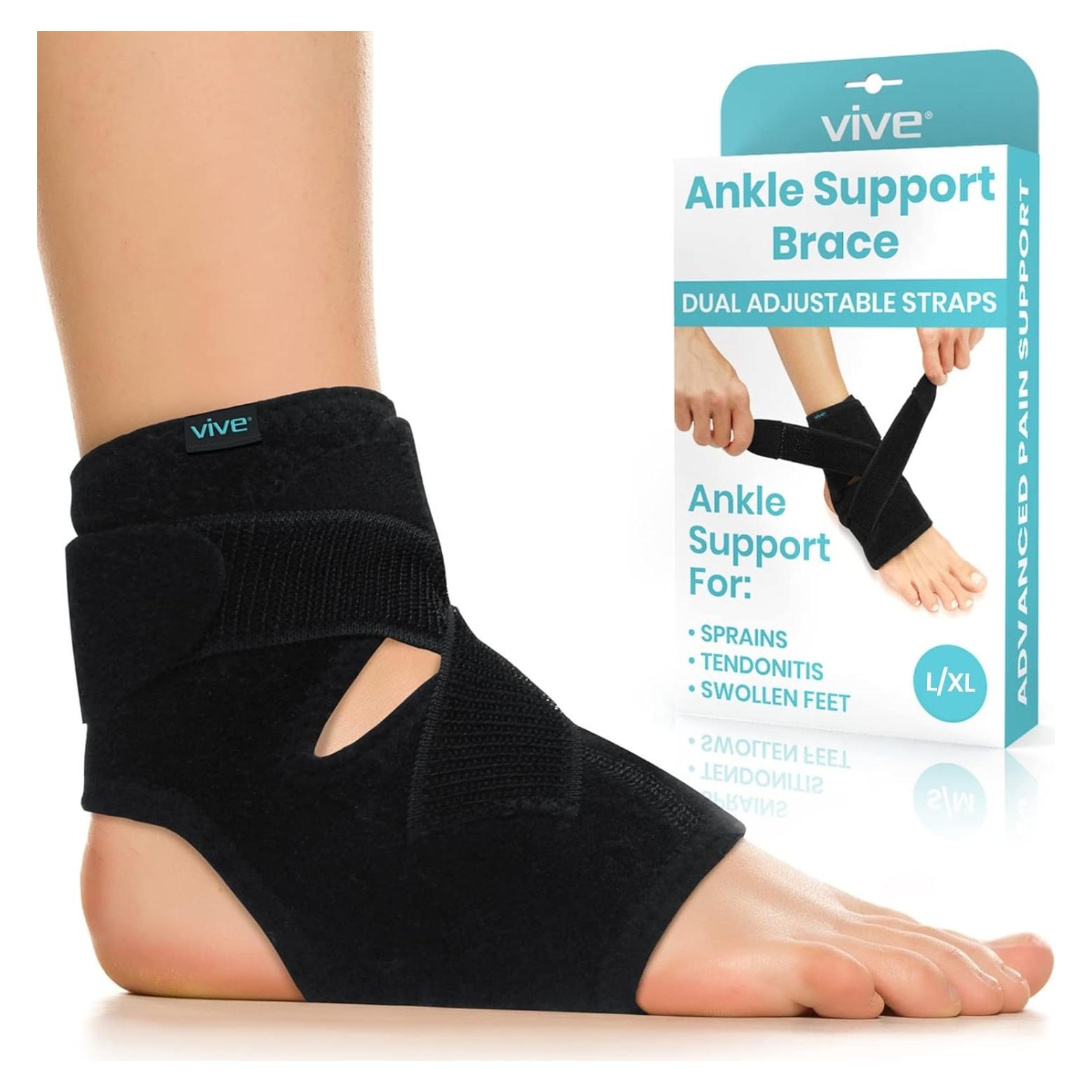 Faja de Tobillo Vive Health Ajustable para Esguinces y Lesiones