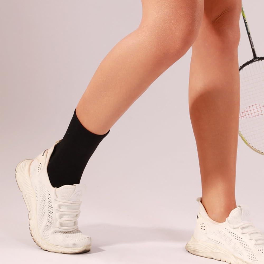 Mangas de Compresión para Tobillo WrtmyR - 2 Piezas XXL Negro