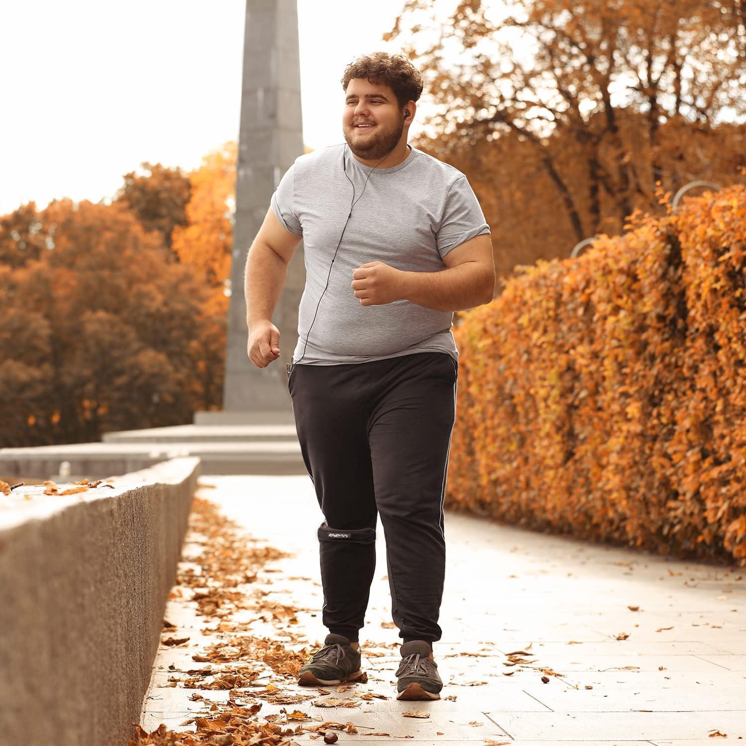 Rodillera Patelar KARM Talla Grande Soporte para Rodilla Negra