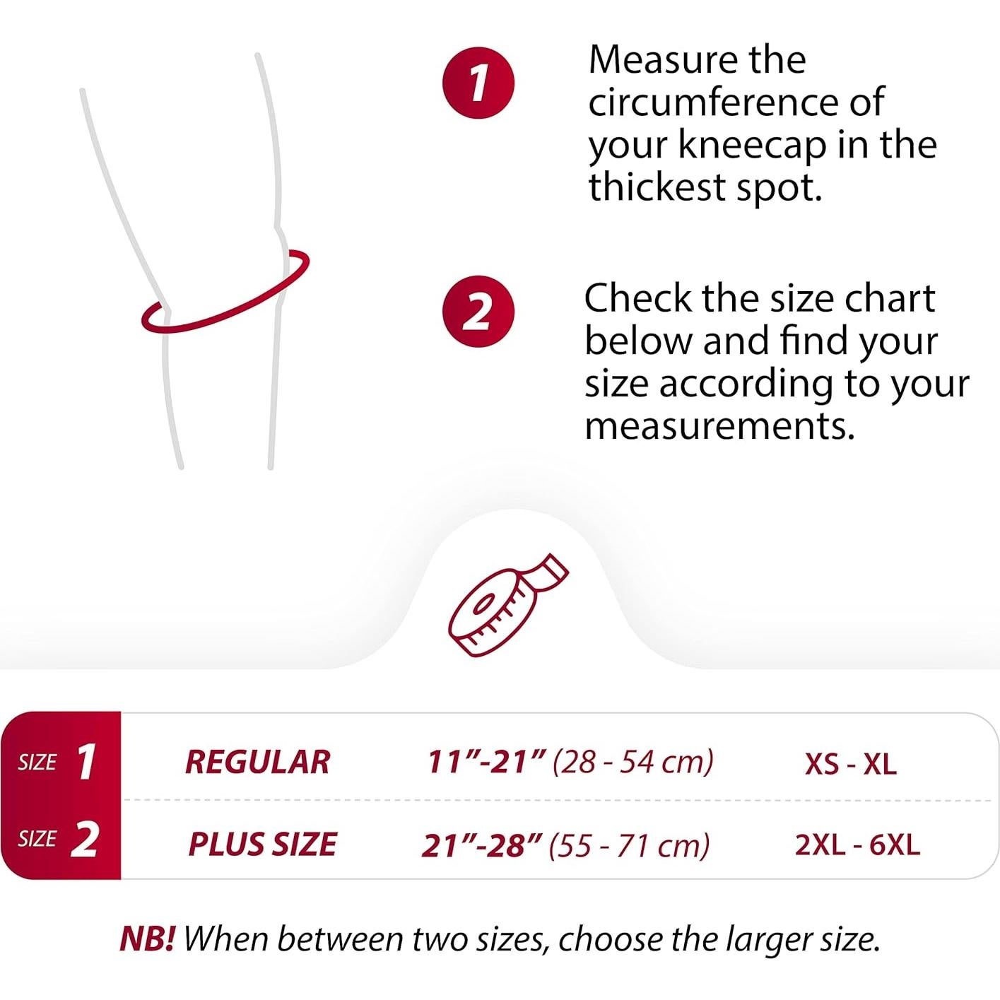 Rodillera Patelar KARM Talla Grande Soporte para Rodilla Negra