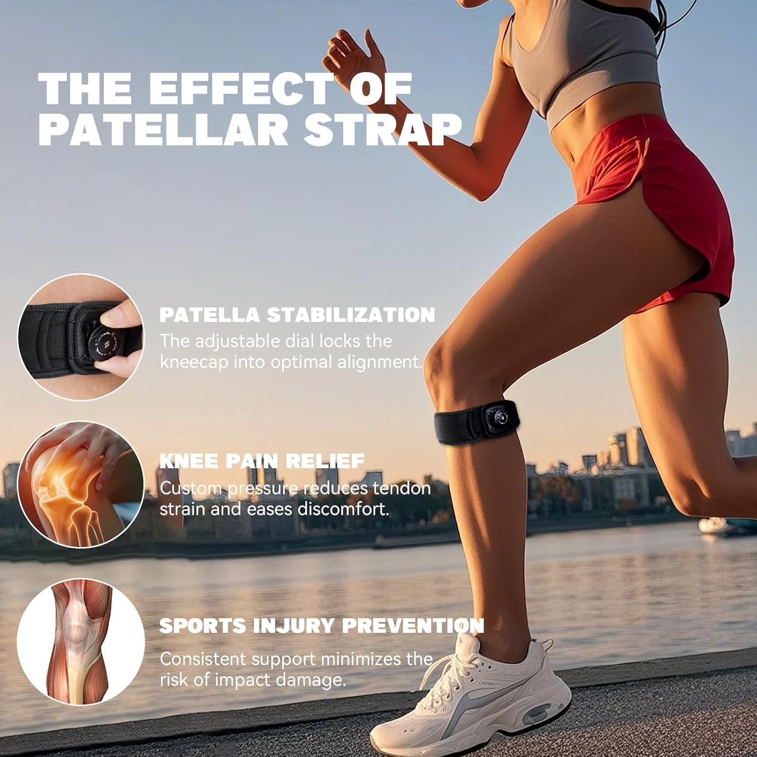 Correa de Soporte para Tendón Patelar GANGSHENG Mediana