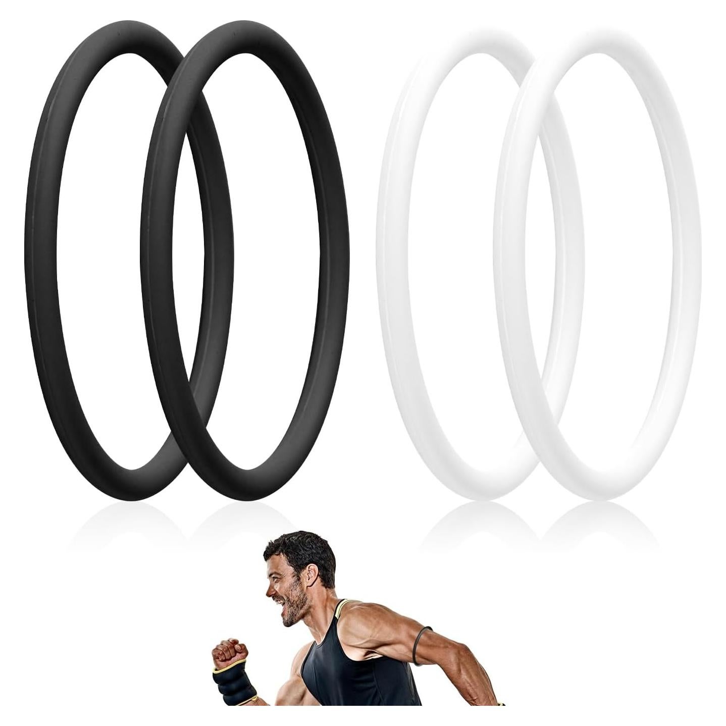 Correas de Soporte para Tendón Patelar Lyreh - 4 Pcs Silicona