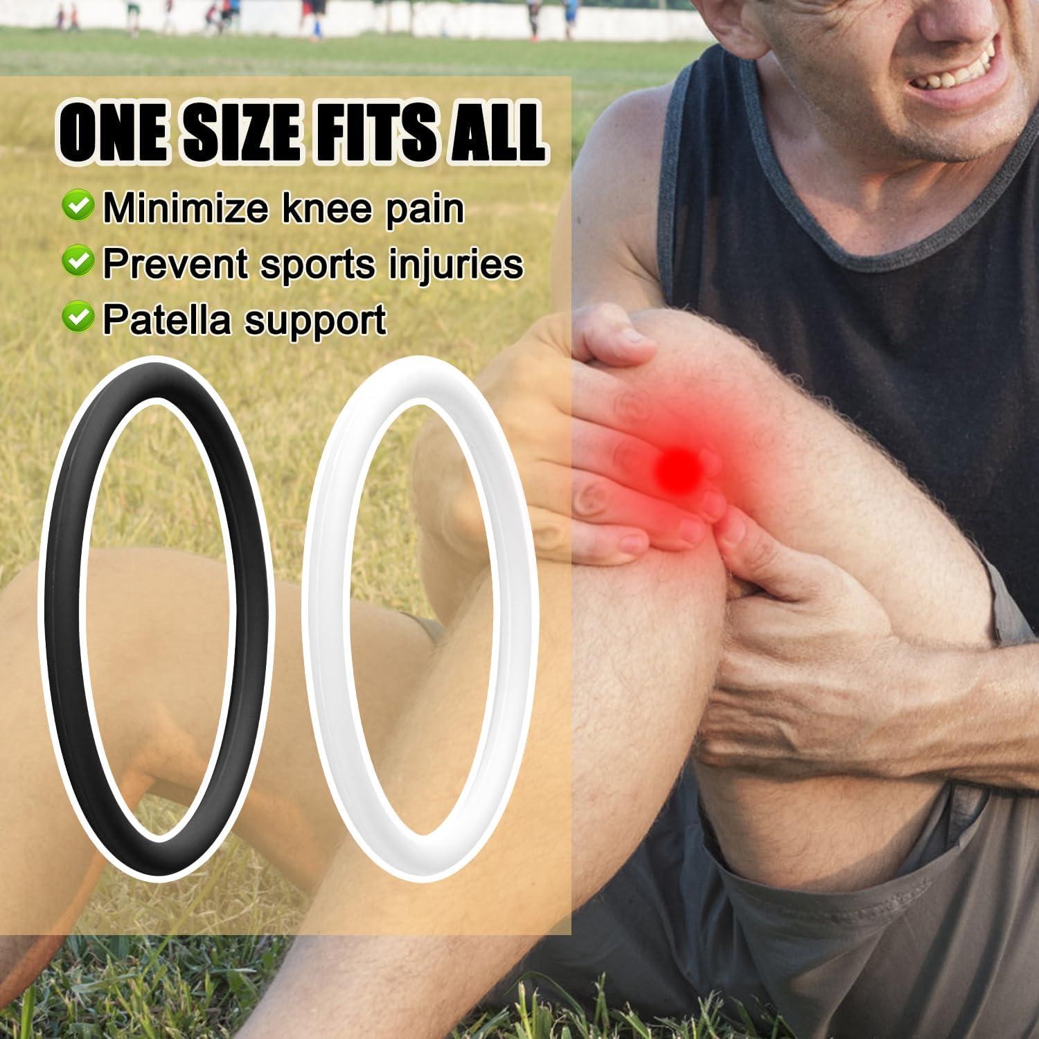 Correas de Soporte para Tendón Patelar Lyreh - 4 Pcs Silicona