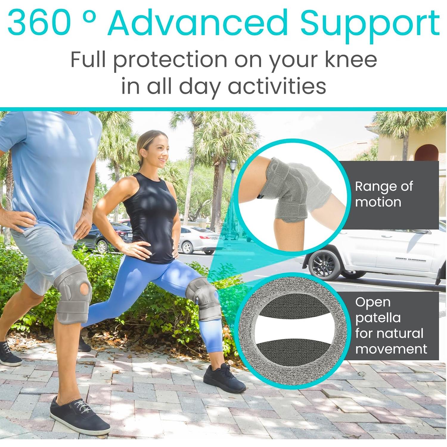 Soporte de Rodilla Vive con Bisagra - Alivio para Lesiones